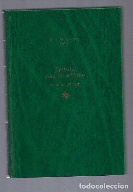 Libros: EPITAFIO PARA UN SE&Ntilde;ORITO - BARRIOS, MANUEL - Foto 1