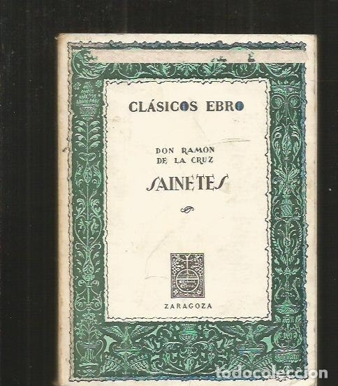 Libros: SAINETES - CRUZ, RAMON DE LA - Foto 1