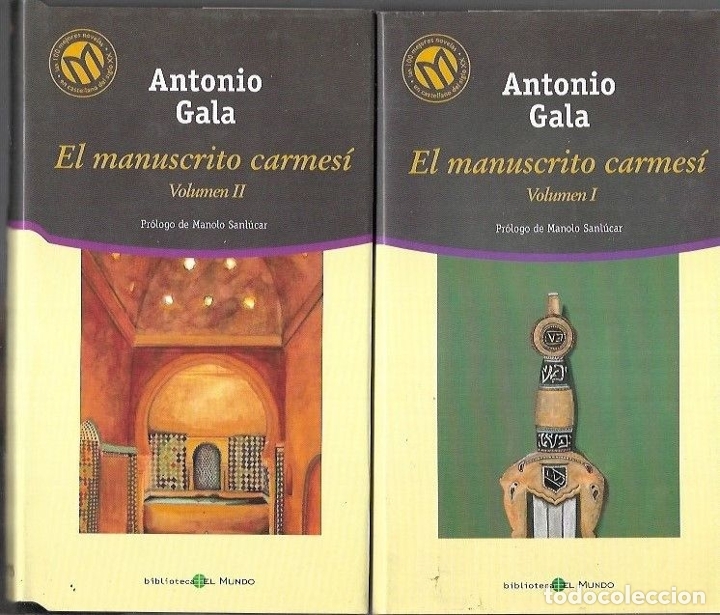 Libros: MANUSCRITO CARMESI - EL (2 TOMOS) - GALA, ANTONIO - Foto 1