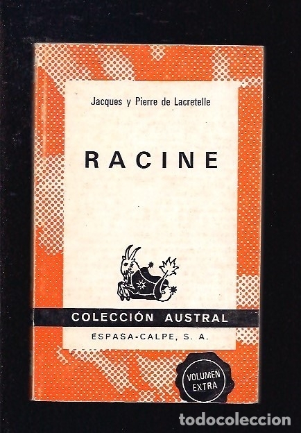 Libros: RACINE - LACRETELLE, JACQUES Y PIERRE DE - Foto 1