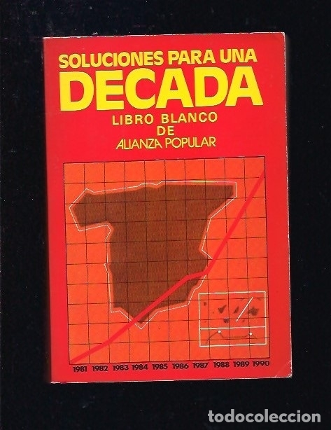 Libros: SOLUCIONES PARA UNA DECADA. LIBRO BLANCO DE ALIANZA POPULAR - VARIOS - Foto 1