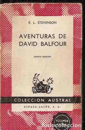 Libros: AVENTURAS DE DAVID BALFOUR - STEVENSON, ROBERT LOUIS - Foto 1