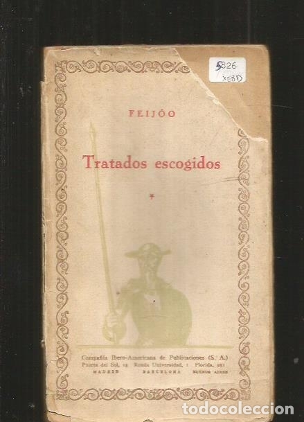 Libros: TRATADOS ESCOGIDOS. TOMO I - FEIJOO, BENITO JERONIMO - Foto 1