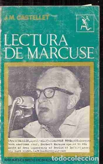 Libros: LECTURA DE MARCUSE - CASTELLET, J. M. - Foto 1
