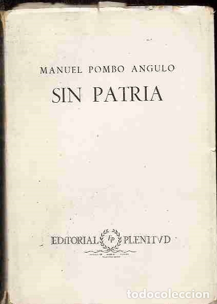 Libros: SIN PATRIA - POMBO ANGULO, MANUEL - Foto 1