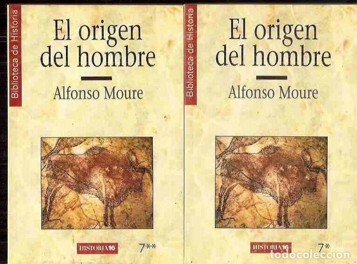 Libros: ORIGEN DEL HOMBRE - EL (2 TOMOS) - MOURE, ALFONSO - Foto 2