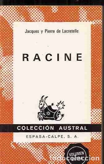 Libros: RACINE - LACRETELLE, JACQUES Y PIERRE DE - Foto 1