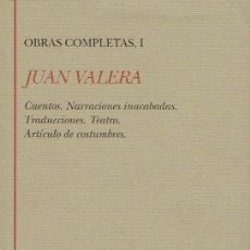 Libri di seconda mano: OBRAS COMPLETAS, VOLUMEN I.. - JUAN VALERA... Lote 177171215