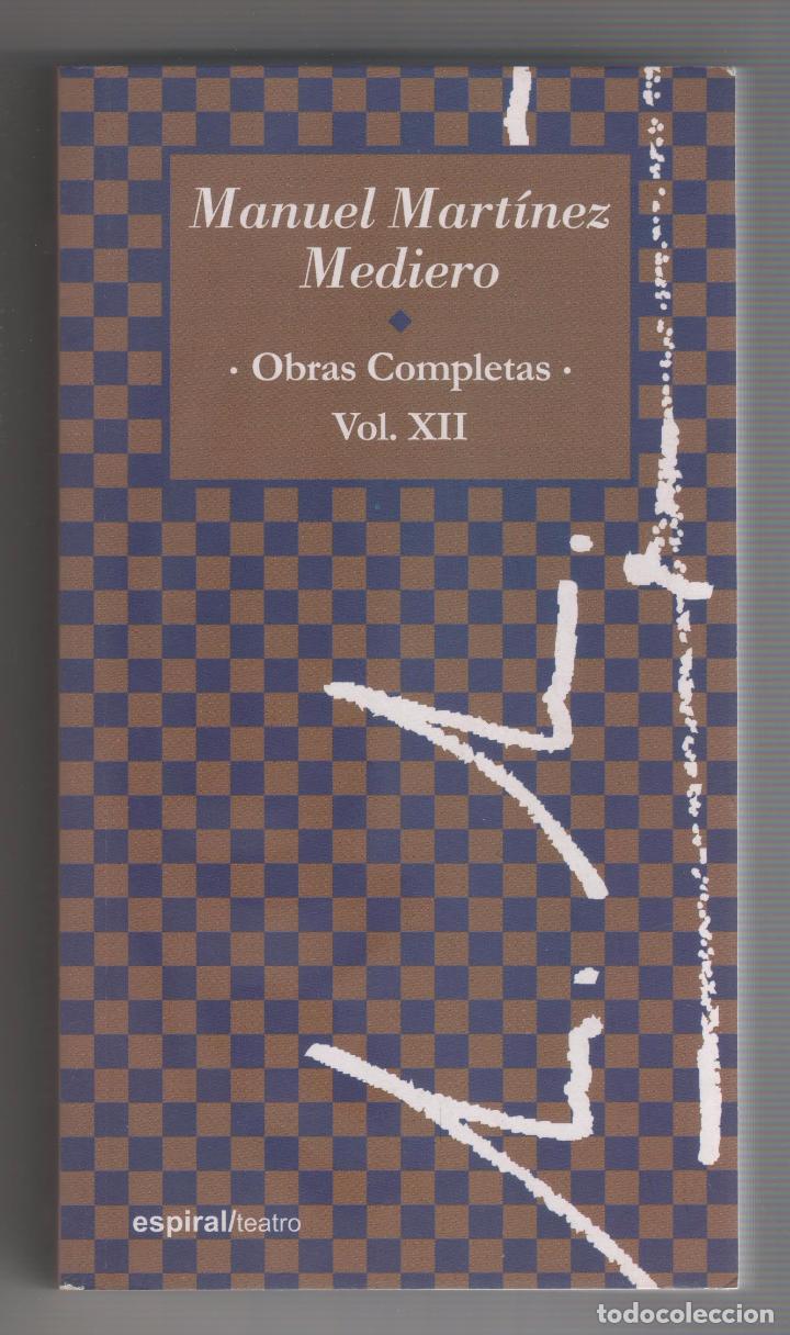 Libros: Obras completas, XII. - MART&Iacute;NEZ MEDEIRO, Manuel: - Foto 2