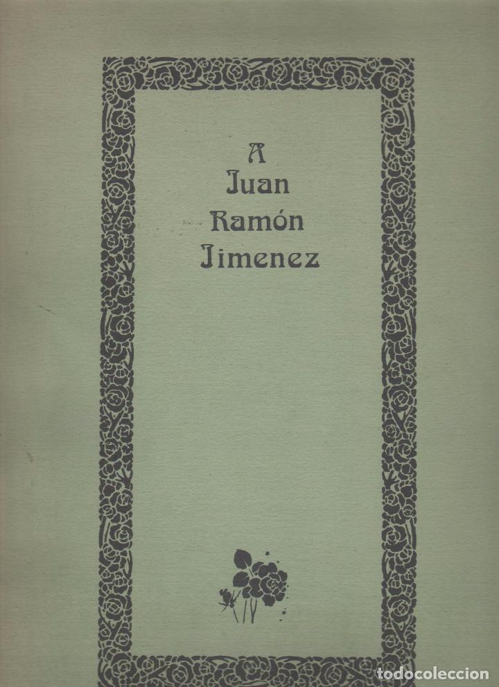 Libros: A Juan Ram&oacute;n Jim&eacute;nez. - VV.AA.: - Foto 2