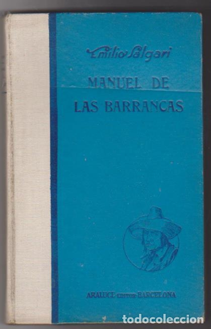 Libros: Emilio Salgari. Manuel de las Barrancas. 1&ordf; Edici&oacute;n Araluce 1933 - Foto 1