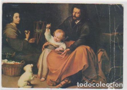 B&uuml;cher: Postal Art&iacute;stica (10,5x15) La Sagrada Familia del Pajarito por Murillo