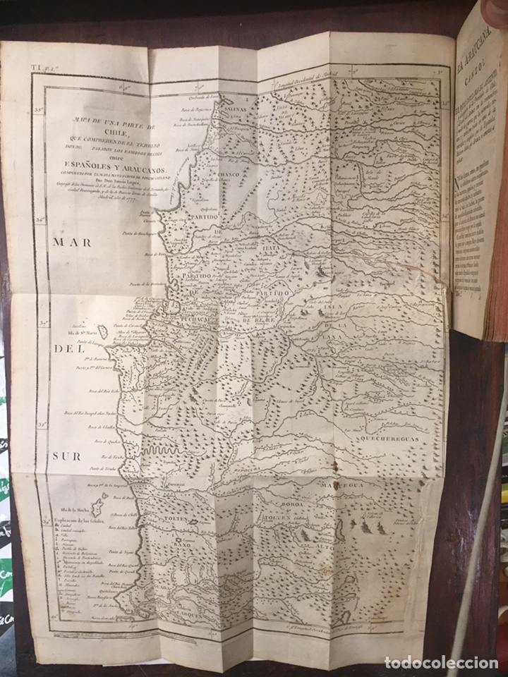 Libros: LA ARAUCANA. - ERCILLA (Y ZU&Ntilde;IGA), Alonso de. - Foto 5