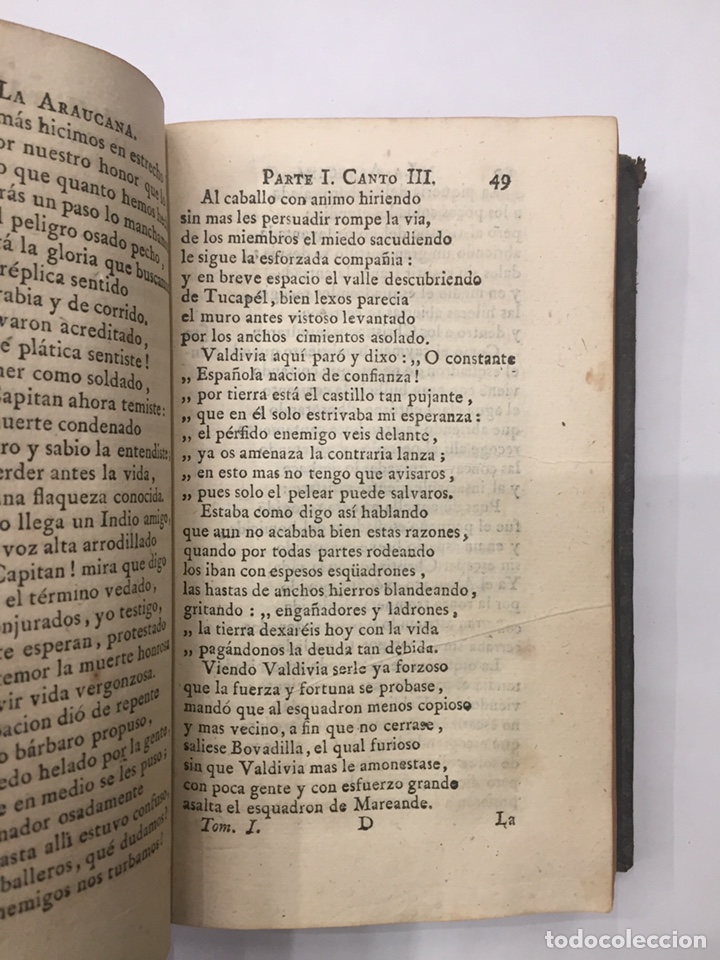 Libros: LA ARAUCANA. - ERCILLA (Y ZU&Ntilde;IGA), Alonso de. - Foto 6