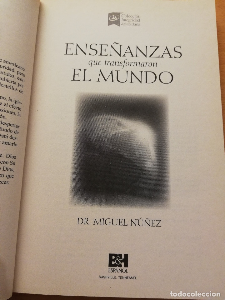 Libros: ENSE&Ntilde;ANZAS QUE TRANSFORMARON EL MUNDO (DR. MIGUEL N&Uacute;&Ntilde;EZ) - Foto 3
