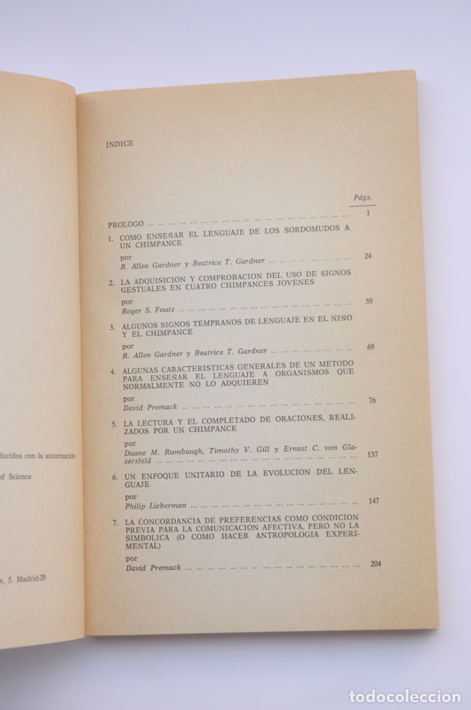 Libros: Sobre el lenguaje de los antropoides - AUTORES VARIOS - Foto 3