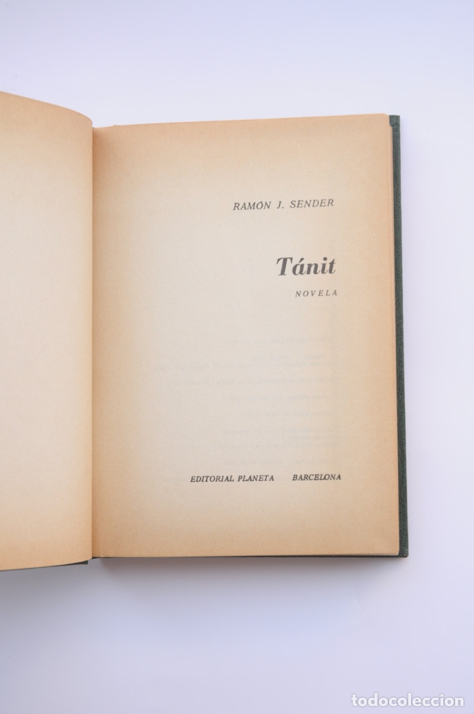 Libros: T&aacute;nit - SENDER, Ram&oacute;n J. - Foto 3