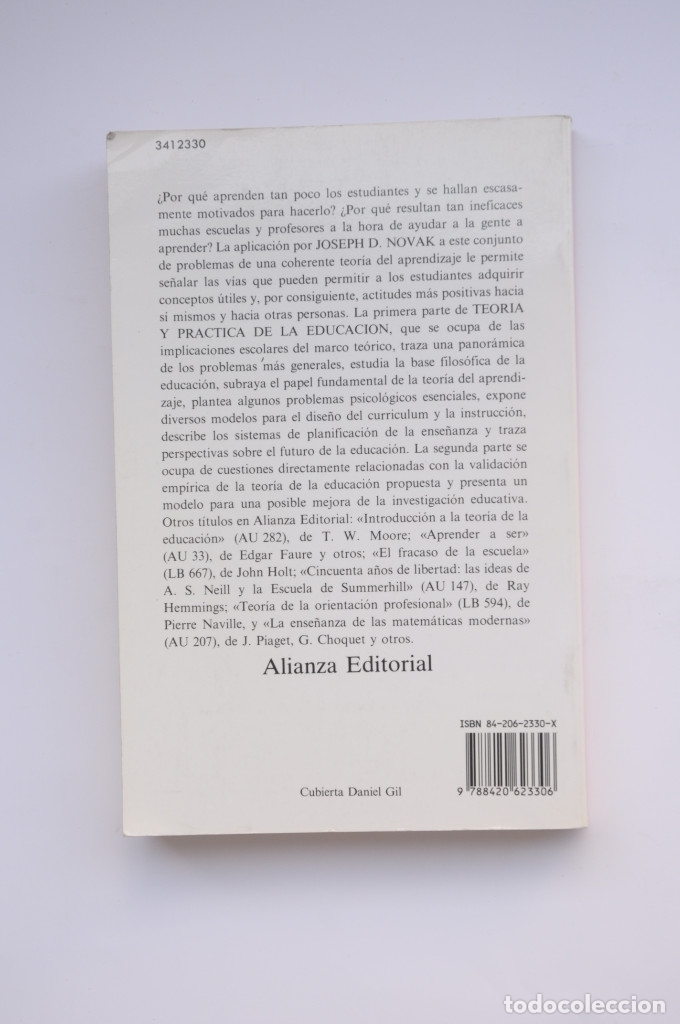 Libros: Teor&iacute;a y pr&aacute;ctica de la educaci&oacute;n - NOVAK, Joseph D. - Foto 3