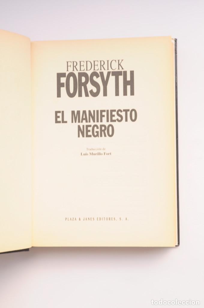 Libros: El manifiesto negro - FORSYTH, Frederick - Foto 3