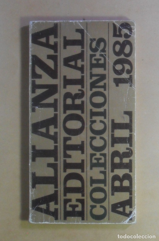 Libros: ALIANZA EDITORIAL - COLECCIONES JUNIO 1985 - Foto 1