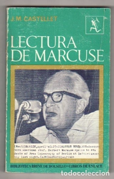 Libros: LECTURA DE MARCUSE - CASTELLET, J.M. - Foto 1