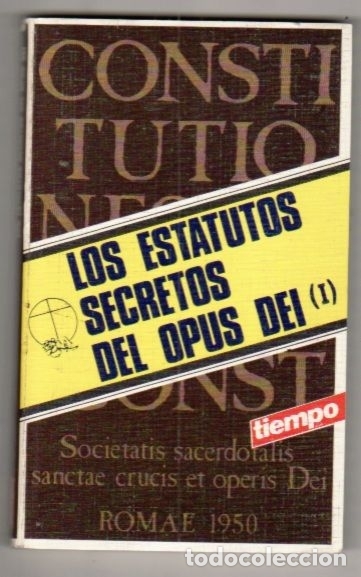 Libros: ESTATUTOS SECRETOS DEL OPUS-1 - ANONIMO - Foto 1