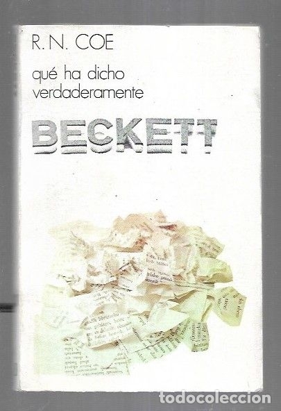 Libros: QUE HA DICHO VERDADERAMENTE BECKETT - COE, R.N. - Foto 1