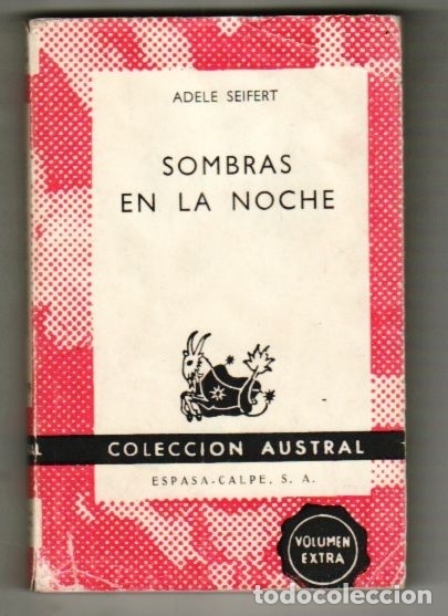Libros: SOMBRAS EN LA NOCHE - SEIFERT, ADELE - Foto 1