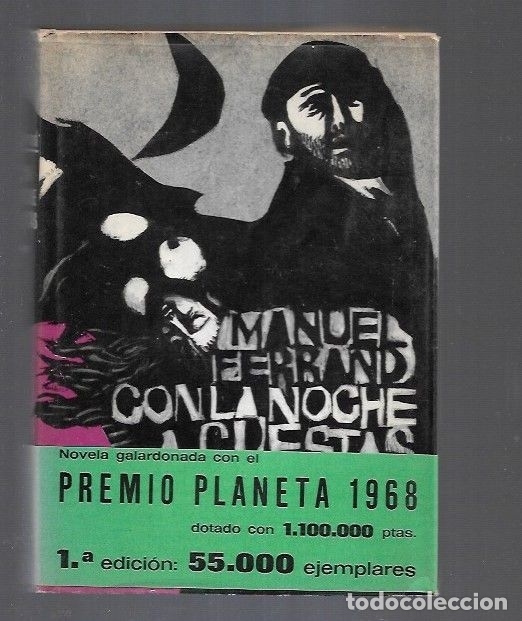 Libros: CON LA NOCHE A CUESTAS - FERRAND, MANUEL - Foto 1