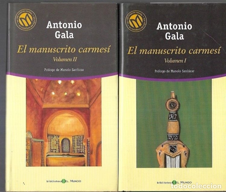 Libros: MANUSCRITO CARMESI - EL (2 TOMOS) - GALA, ANTONIO - Foto 1