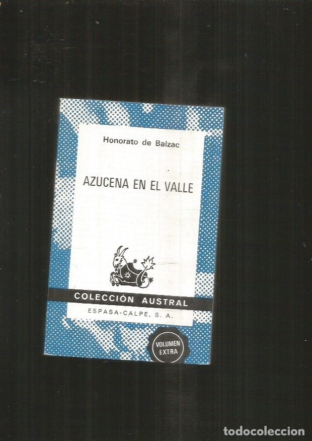 Libros: AZUCENA EN EL VALLE - BALZAC, HONORE DE - Foto 1