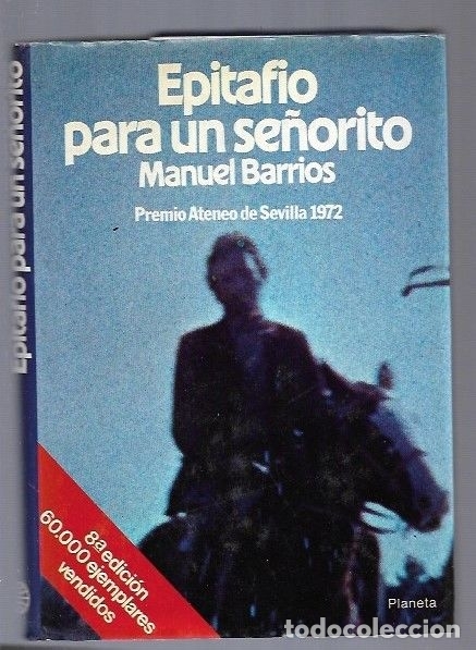 Libros: EPITAFIO PARA UN SE&Ntilde;ORITO - BARRIOS, MANUEL - Foto 1