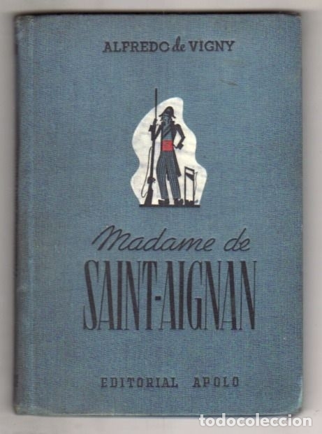 Libros: MADAME DE SAINT-AIGNAN - VIGNY, ALFREDO DE - Foto 4