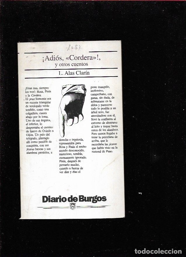 Libros: ADIOS CORDERA! Y OTROS CUENTOS - CLARIN, LEOPOLDO ALAS - Foto 1