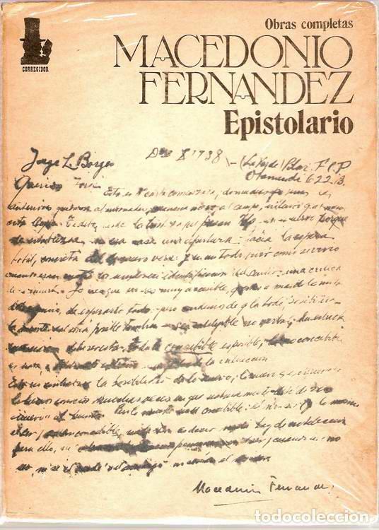 Libros: EPISTOLARIO - FERNANDEZ, Macedonio - Foto 1