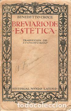 Libros: BREVIARIO DE EST&Eacute;TICA - CROCE, Benedicto - Foto 2