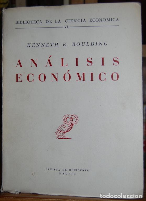 Libros: ANALISIS ECONOMICO - BOULDING, Kenneth E. - Foto 1