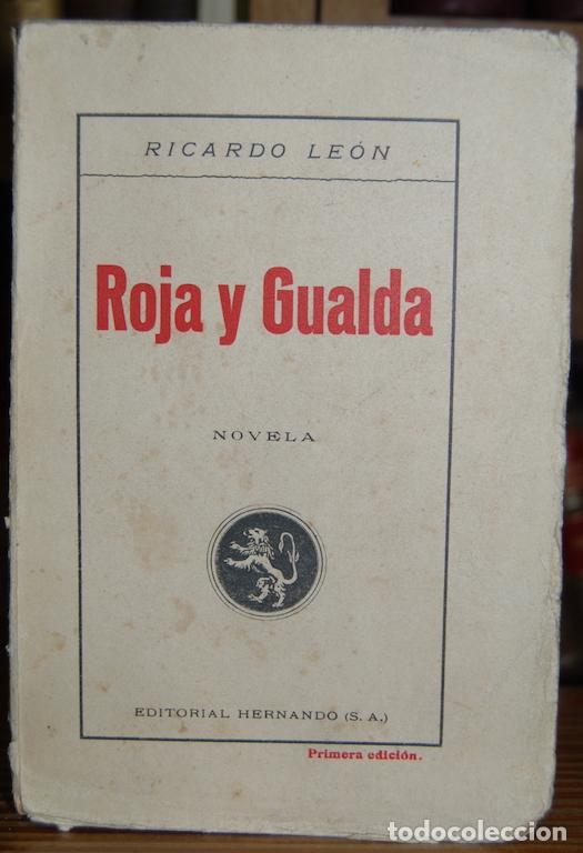 Libros: ROJA Y GUALDA. Novela. Primera edici&oacute;n - LEON, Ricardo - Foto 1