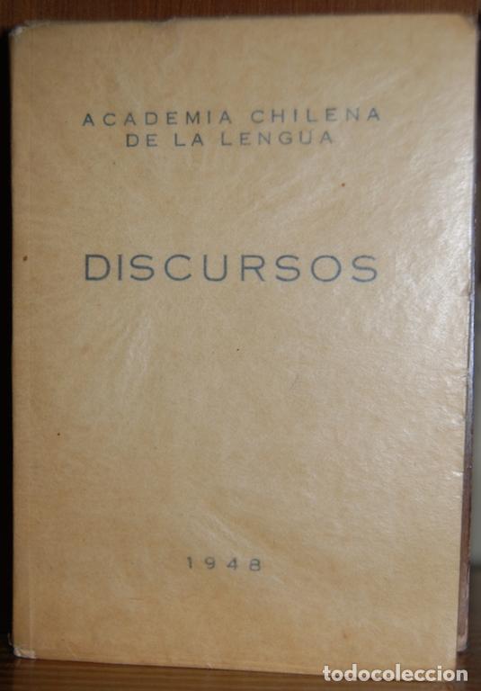 Libros: DISCURSOS - ACADEMIA CHILENA DE LA LENGUA - Foto 2
