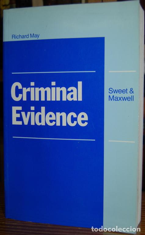 Libros: CRIMINAL EVIDENCE - MAY, Richard - Foto 2