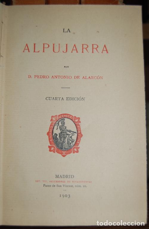 Libros: LA ALPUJARRA - ALARCON, Pedro Antonio de - Foto 2