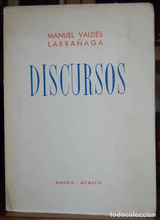Libros: DISCURSOS - VALDES LARRA&Ntilde;AGA, Manuel - Foto 2