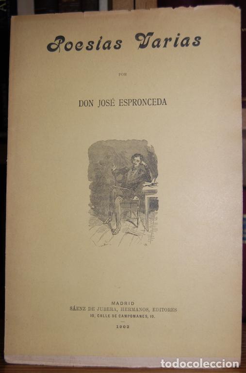 Libros: POESIAS VARIAS - ESPRONCEDA, Jos&eacute; de - Foto 2