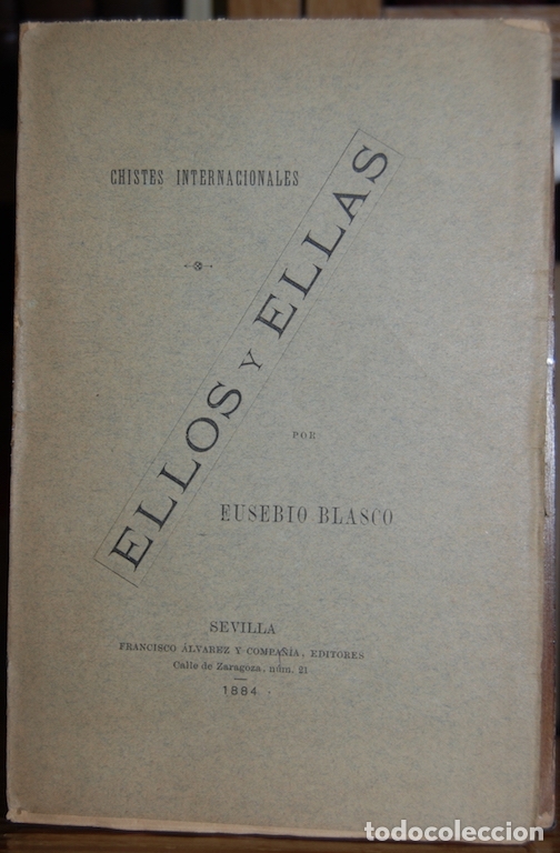 Libros: ELLOS Y ELLAS. Chistes... Internacionales - BLASCO, Eusebio - Foto 1