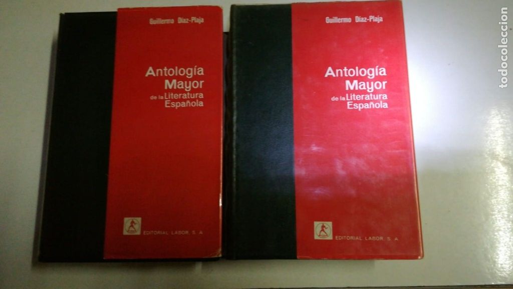 Libros: ANTOLOG&Iacute;A MAYOR DE LA LITERATURA ESPA&Ntilde;OLA 4 TOMOS  -  D&Iacute;AZ-PLAJA, Guillermo ( Director)