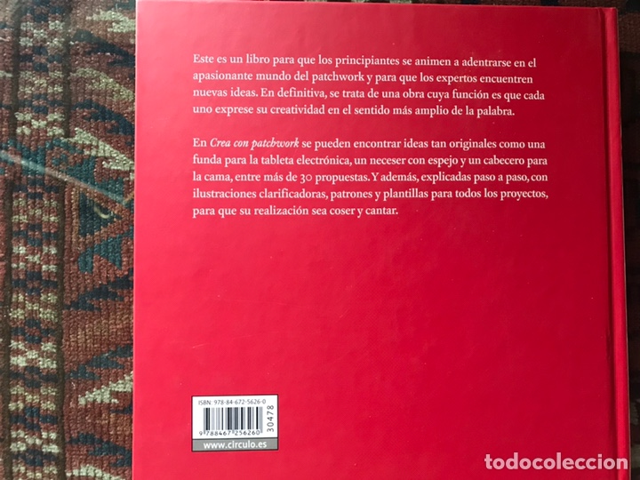 Libros: Crea con Patchwork. Pasta dura. Dami Ruiz. Como nuevo - Foto 2