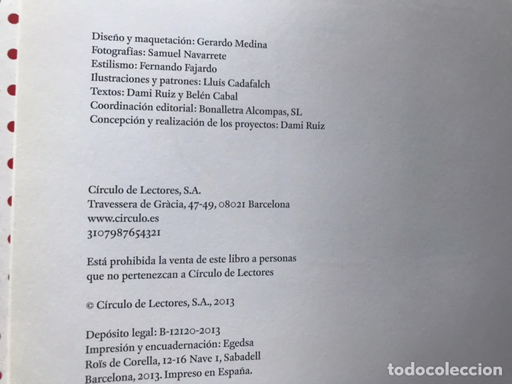 Libros: Crea con Patchwork. Pasta dura. Dami Ruiz. Como nuevo - Foto 4