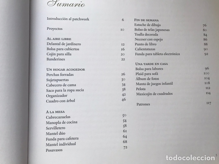 Libros: Crea con Patchwork. Pasta dura. Dami Ruiz. Como nuevo - Foto 5