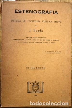 Libros: ESTENOGRAF&Iacute;A - BOADA, J. - Foto 1