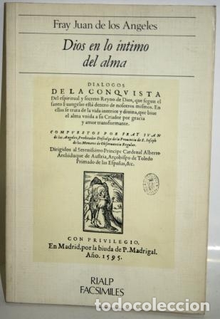 Libros: DIOS EN LO &Iacute;NTIMO DEL ALMA - FRAY JUAN DE LOS &Aacute;NGELES - Foto 1